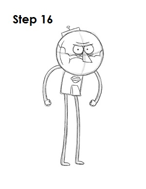 300x388 How To Draw Benson - Regular Show Sketch