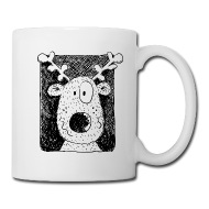 190x190 Cute Reindeer Sketch - Reindeer Sketch