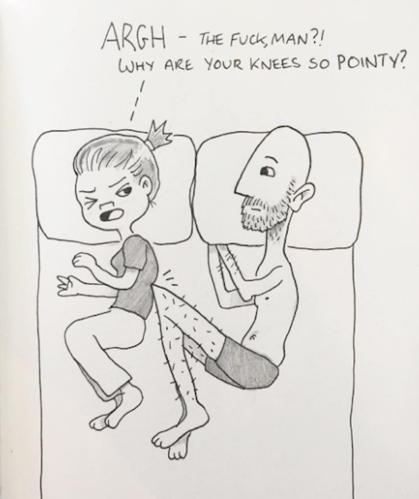 600x715 Man Sketches Sweet, Funny Comics About His Relationship With His - Relationship Sketches