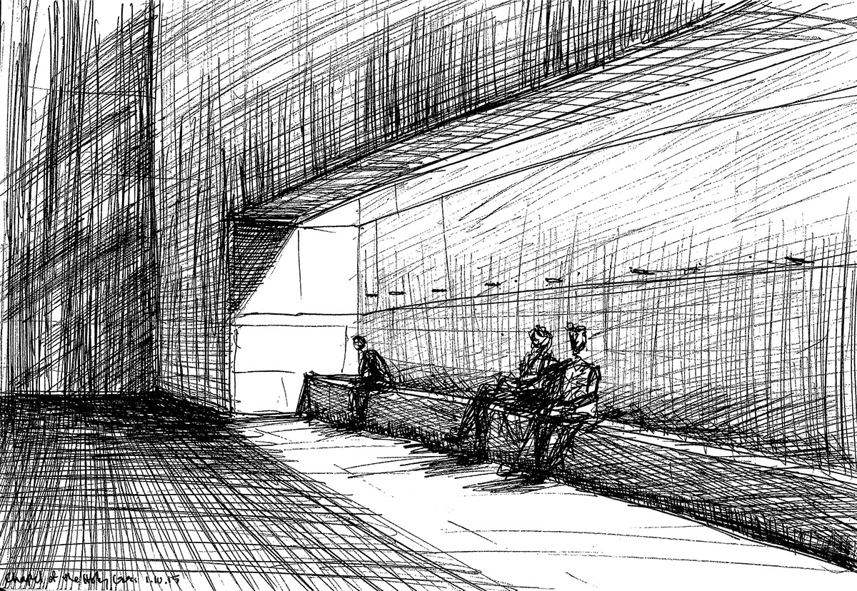 1200x828 Sketches Of Religious Architecture In Scandinavia On Behance - Religious Sketches