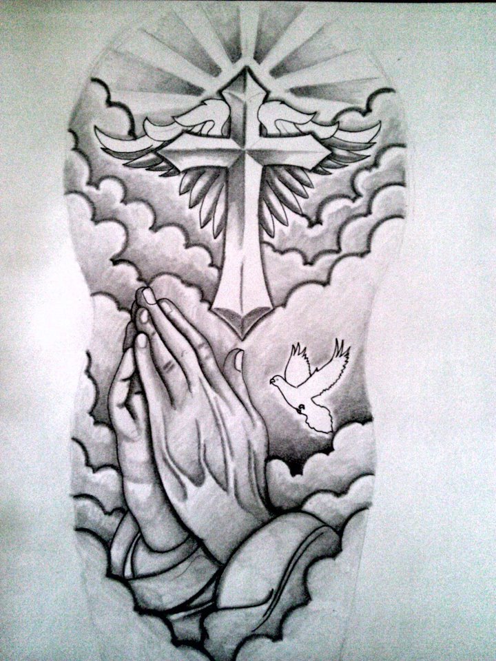 Religious Tattoo Sketches At Paintingvalley Com Explore