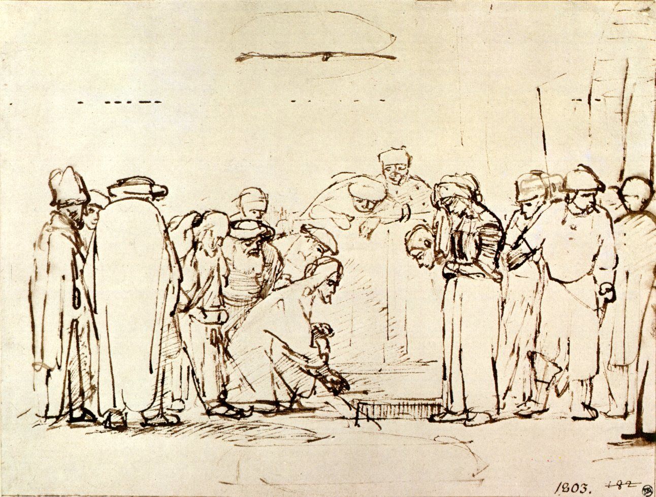 1292x978 Rembrandt Drawings - Rembrandt Sketches