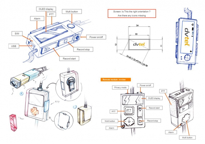682x480 Wearable Remote Control Design Quntz - Remote Control Sketch