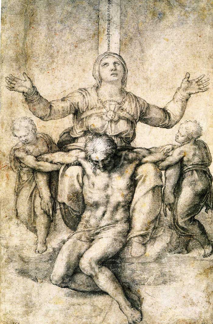700x1066 Michelangelo Drawings, Fantastic Images By The Great Artist. - Renaissance Sketches