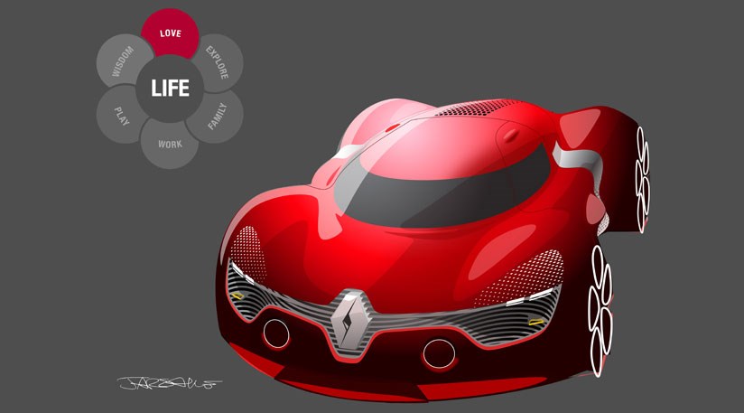 824x457 Win A Signed Sketch Of The Renault Dezir Concept Car Magazine - Renault Sketch