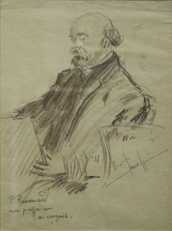 350x470 Pierre Renoir, My Sketches Proffessor By Nikola Tanev On Artnet - Renoir Sketches