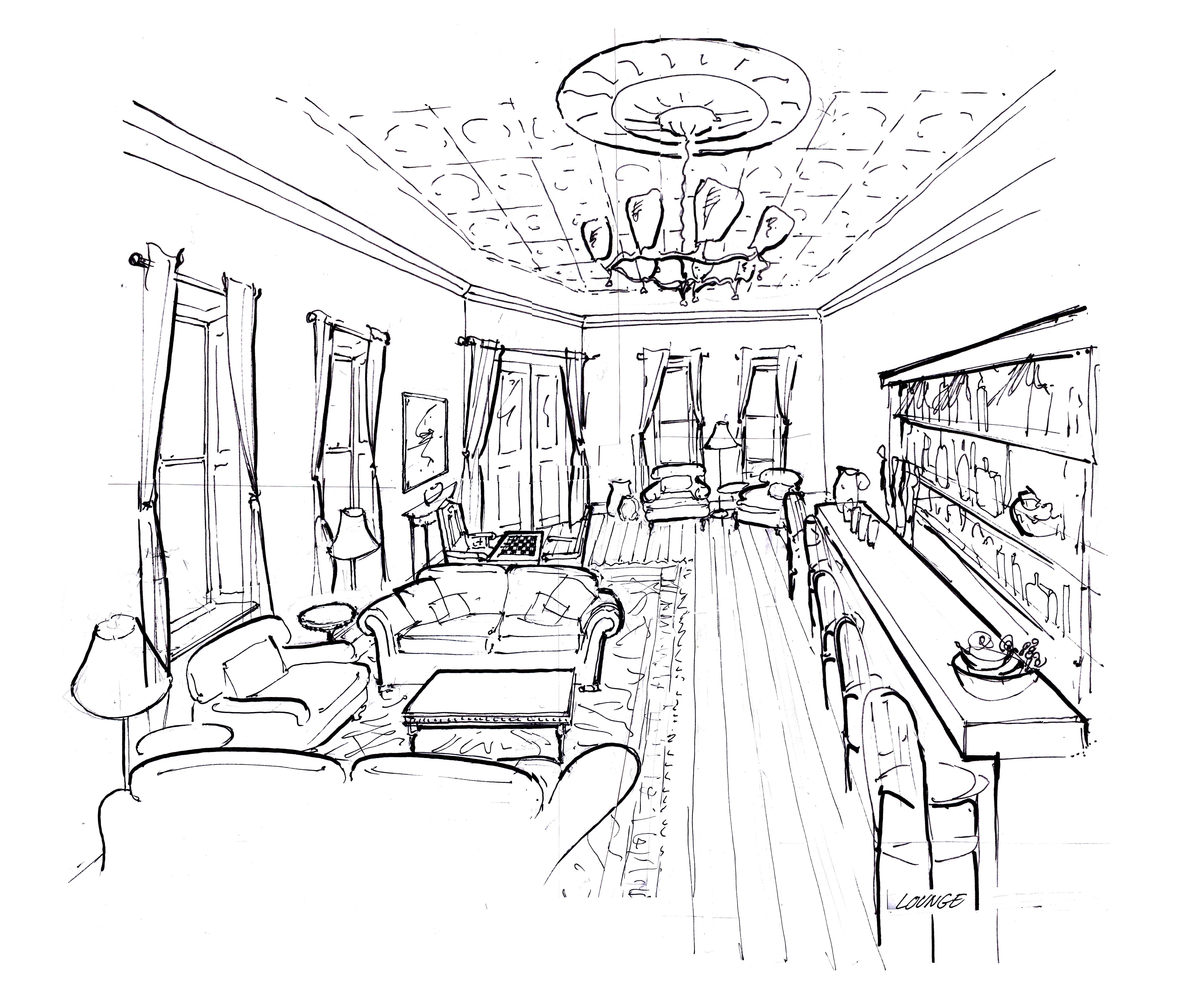 6000x5100 Hotel Limpia Renovation Proposal Seelio - Renovation Sketch