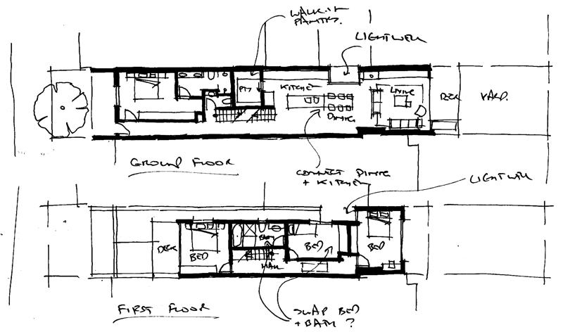 800x472 Richmond Renovation Concept Sketches - Renovation Sketch