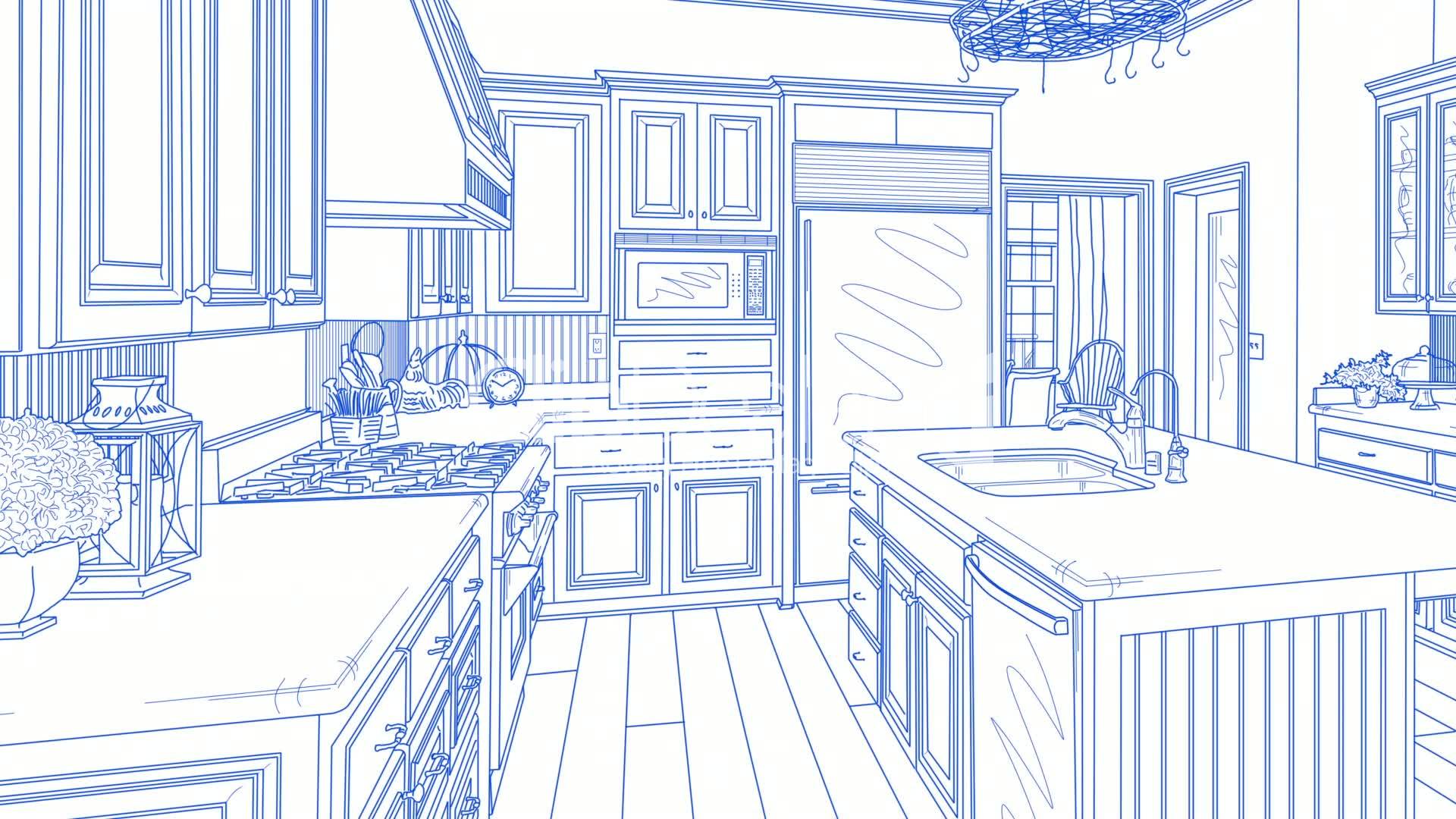 1920x1080 Architectural, Architecture, Carpentry, Construction, Development - Renovation Sketch