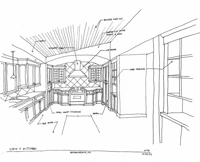 Renovation Sketch at PaintingValley.com | Explore collection of ...