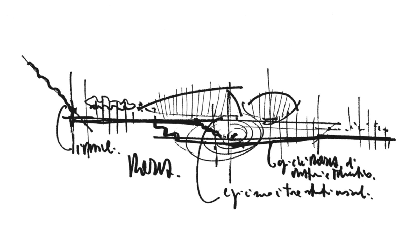 Renzo Piano Sketches At PaintingValley.com | Explore Collection Of ...