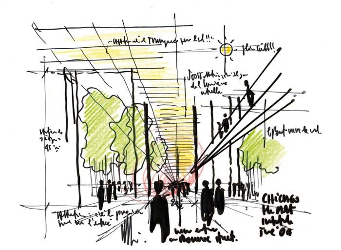 Renzo Piano Sketches At PaintingValley.com | Explore Collection Of ...