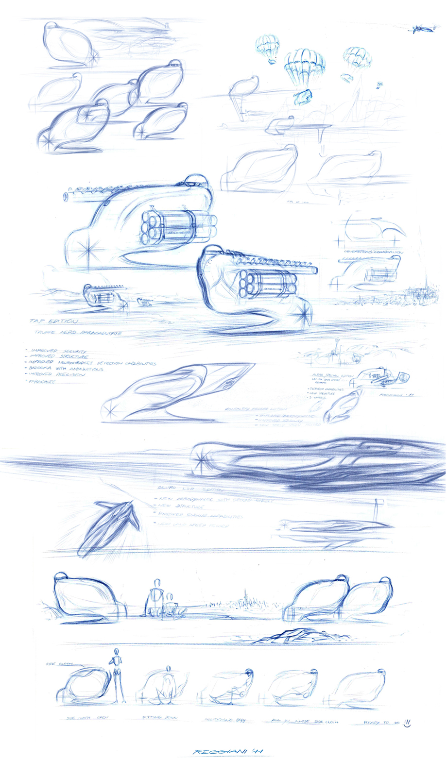 920x1600 Marco Reggiani Sketch Research Piaggio Vespa Concept - Research Sketch