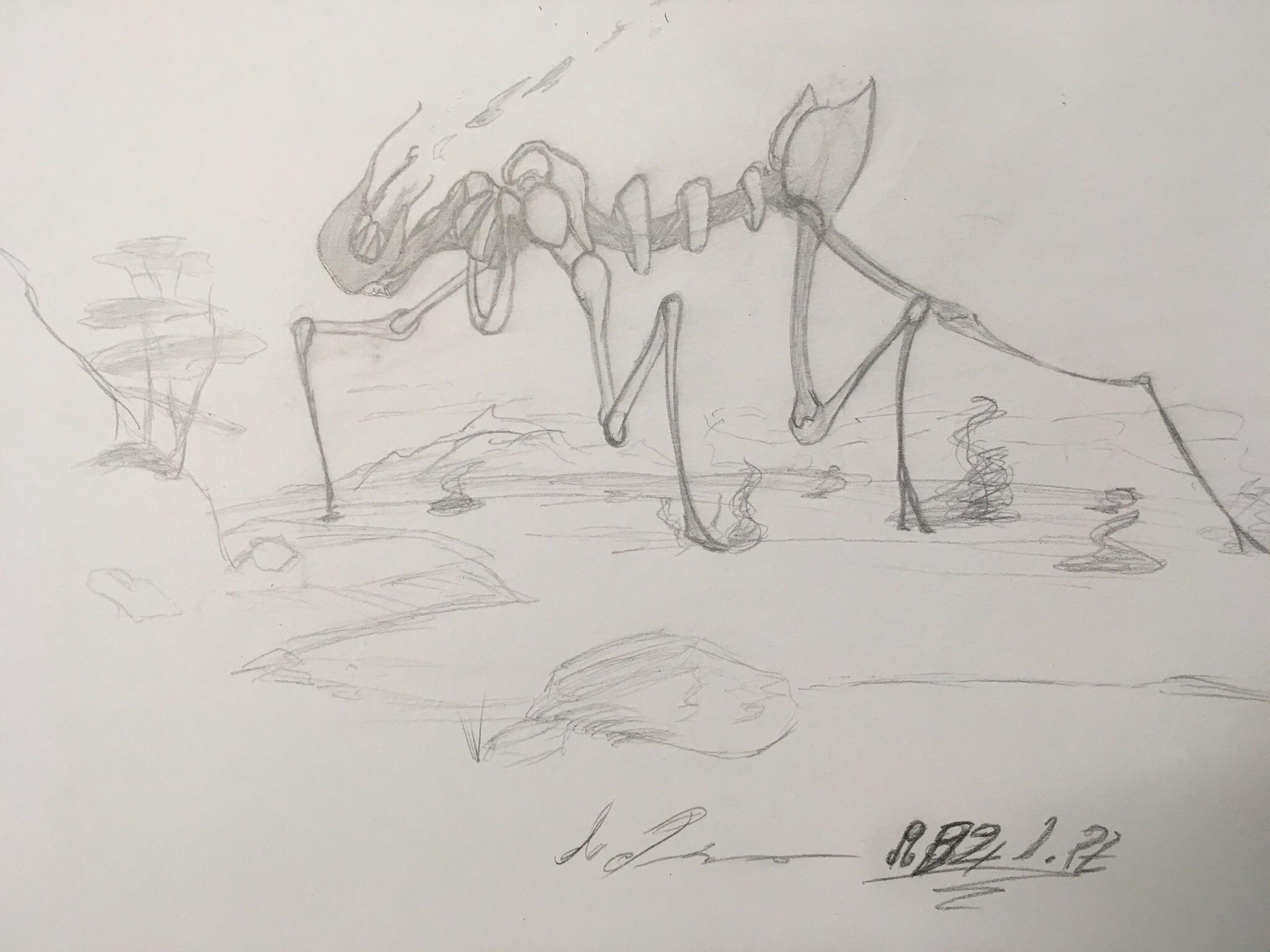 2048x1536 Research Sketch Of The Mysterious Worldbuilding - Research Sketch