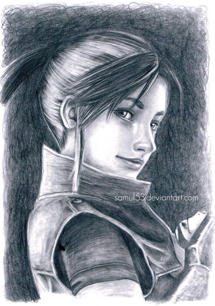 749x1068 Claire Redfield Sketch Residentevil - Resident Evil Sketch