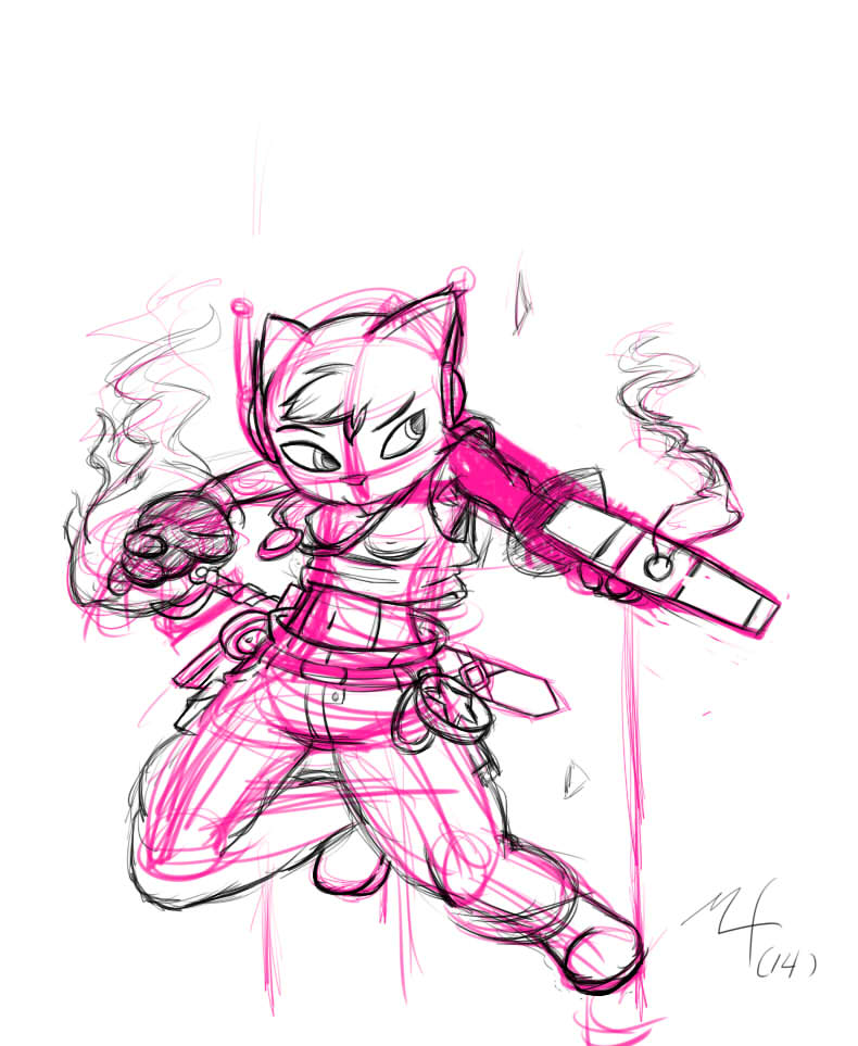 790x963 Image 925 Artistthemlt Characterkatia Managan Crossover - Respect Sketch