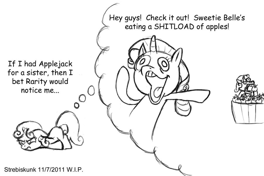 900x600 Sweetie Wants Respect - Respect Sketch