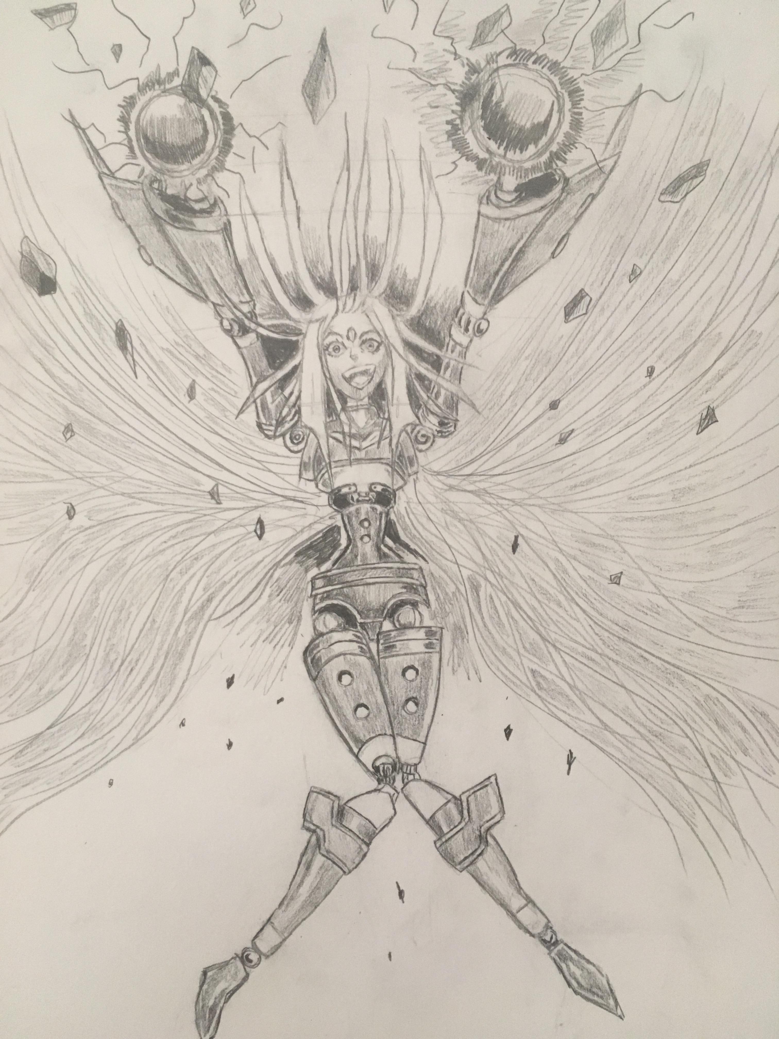 3024x4032 El Shaddoll Construct - Resurrection Sketch
