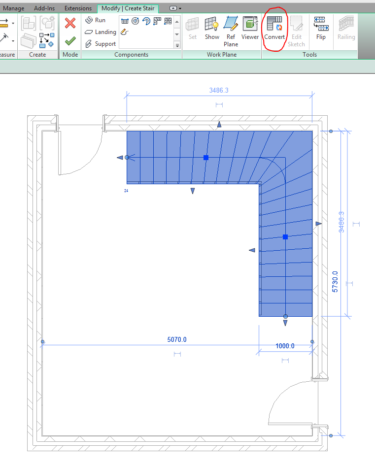 Simple How To Draw Stairs By Sketch In Revit for Kindergarten