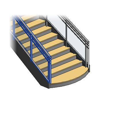 400x400 Revit Architecture Stair By Sketch - Revit Stairs By Sketch