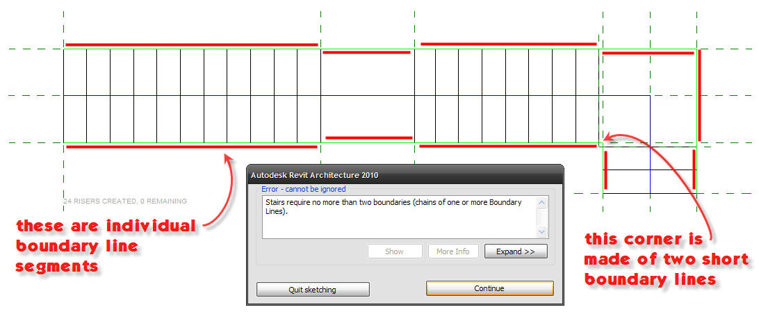 1092x452 Stair Sketch Problem - Revit Stairs By Sketch