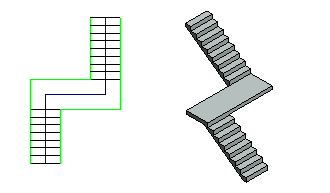 Лестница по эскизу revit