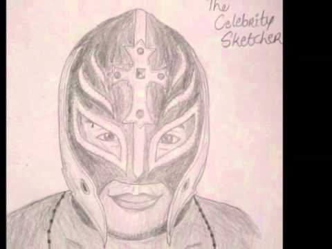 480x360 Rey Mysterio Sketch - Rey Mysterio Mask Sketch