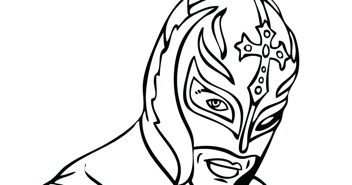 1200x630 Rey Mysterio Mask Coloring Pages Of Sin L Sheets For Kids Easter - Rey Mysterio Sketch