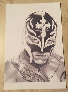 221x300 Rey Mysterio Post Card - Rey Mysterio Sketch