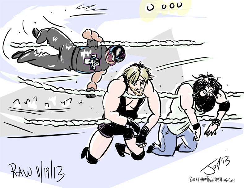 789x609 Rey Mysterio Returns On Raw - Rey Mysterio Sketch