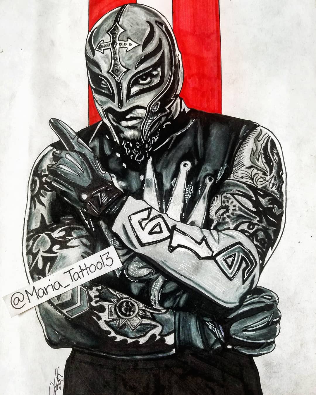 1080x1350 Maria Tattoo13 - Rey Mysterio Sketch