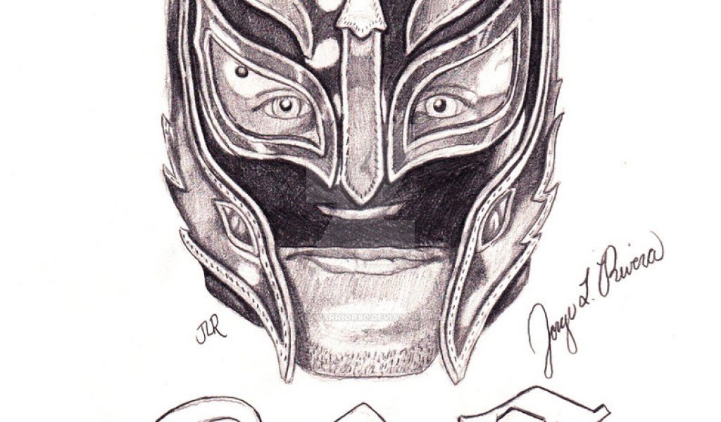 Rey Mysterio Sketch at Explore collection of Rey