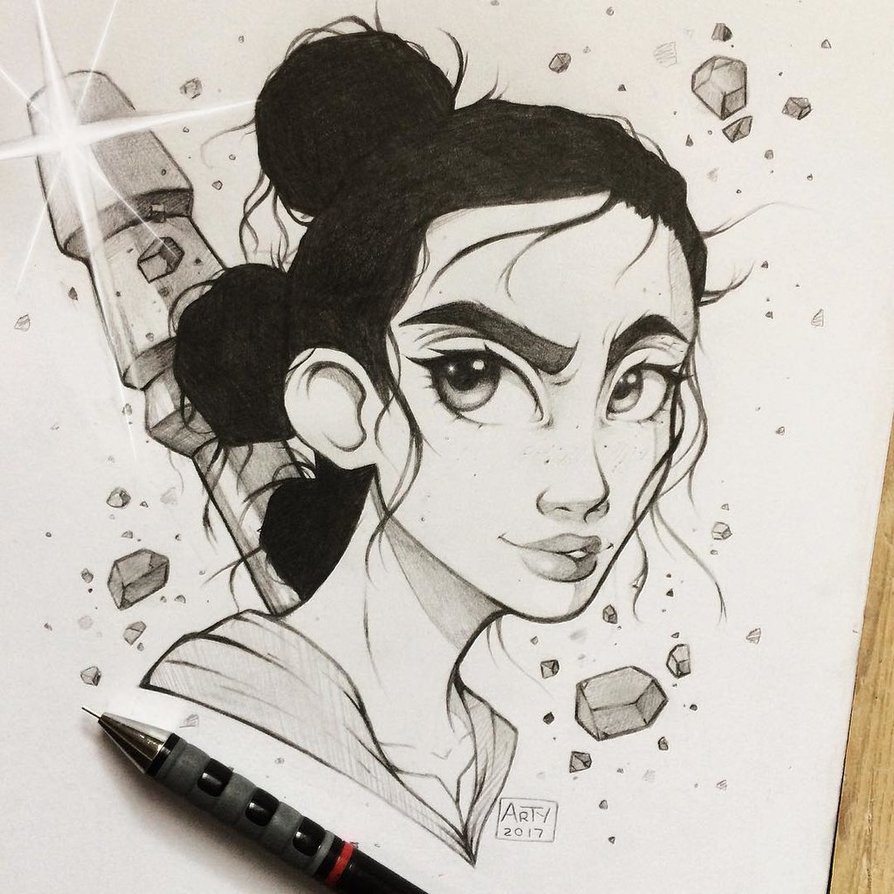 894x894 Rey - Rey Sketch