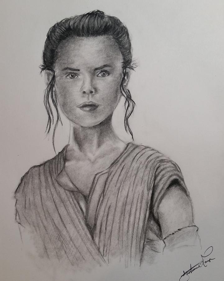 720x900 Rey Drawing By Stephanie Garza - Rey Sketch