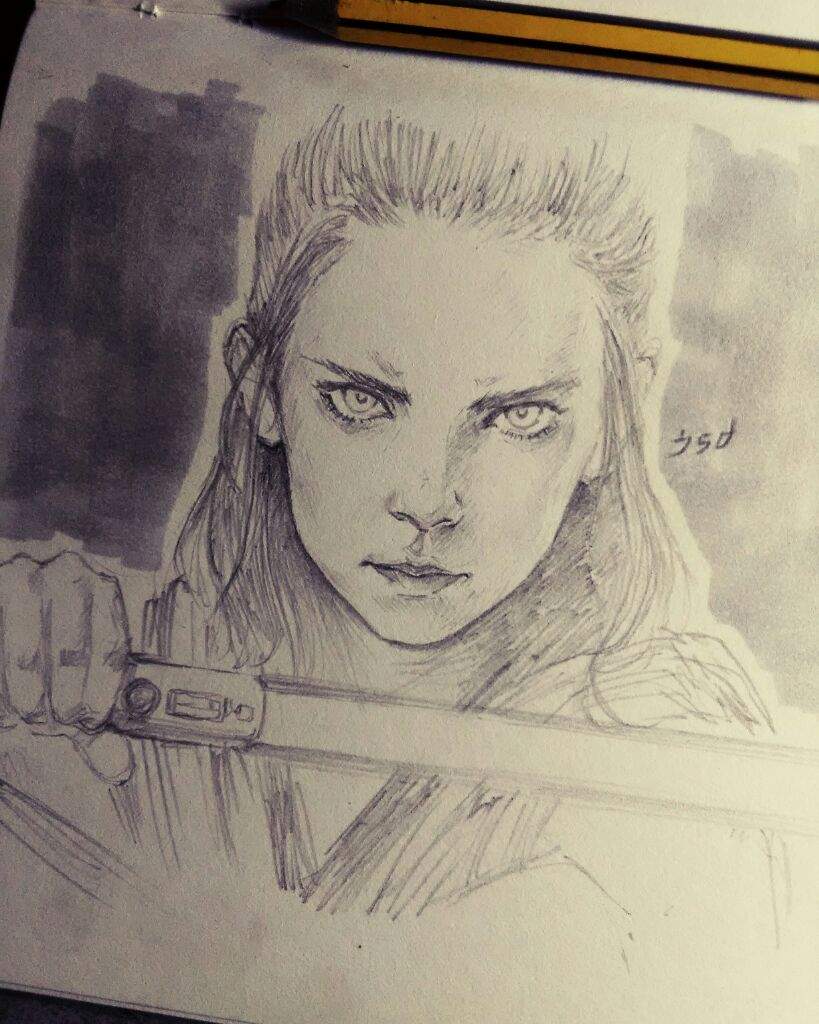 819x1024 Rey Sketch (Dark) Art Amino - Rey Sketch