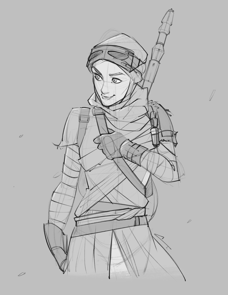 742x960 Sketch - Rey Sketch