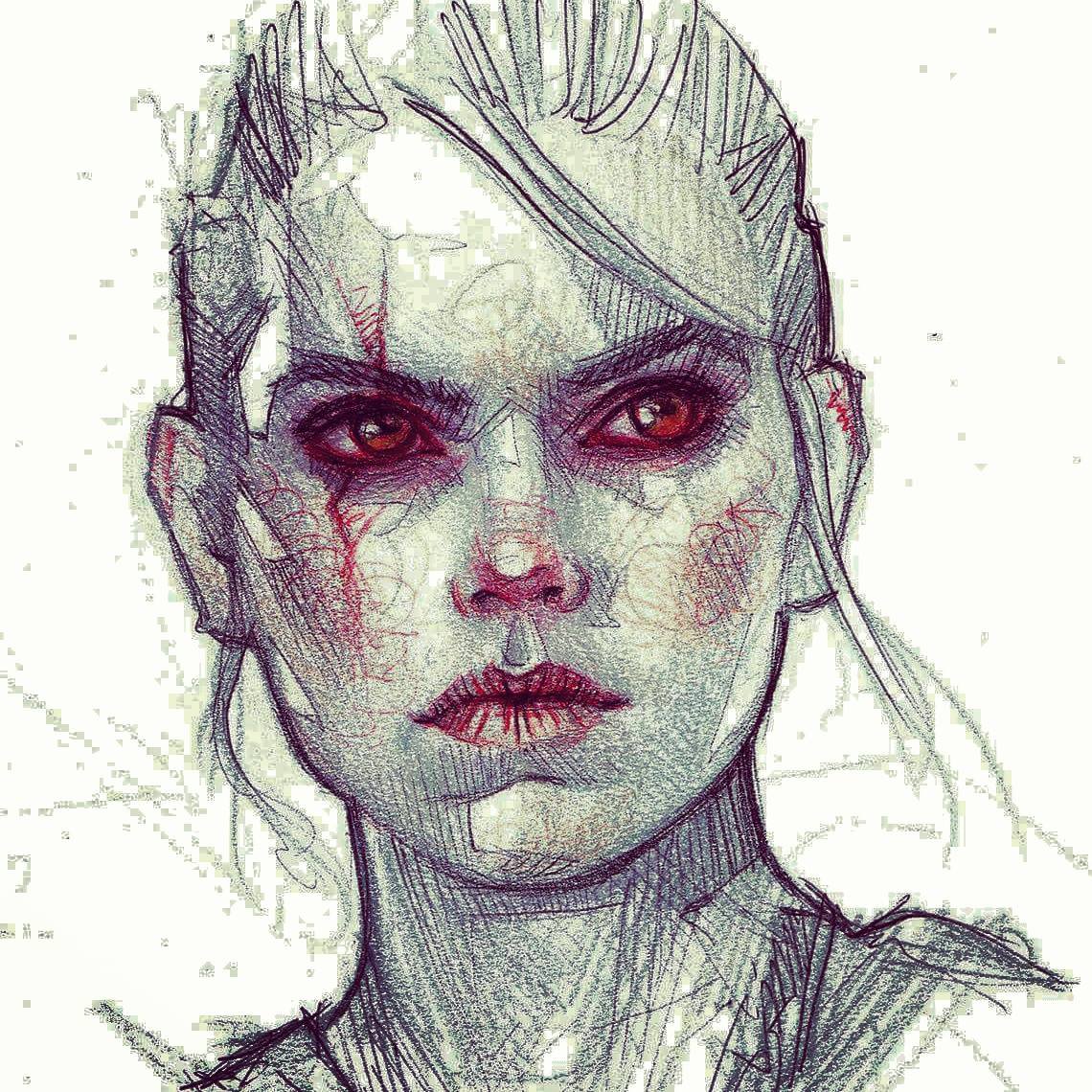 1140x1140 Subversivegirl On Twitter Quick Doodle - Rey Sketch