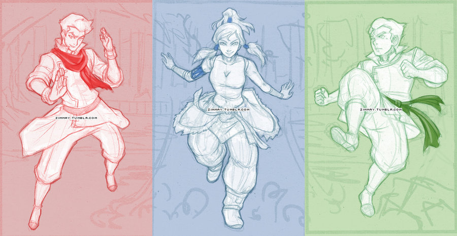 900x466 Team Rgb Sketch By Missypena - Rgb Sketch