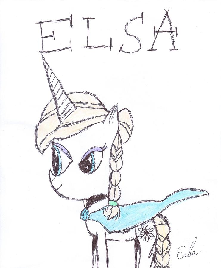 742x900 Elsa Drawing By Rhapsody Forever - Rhapsody Sketch