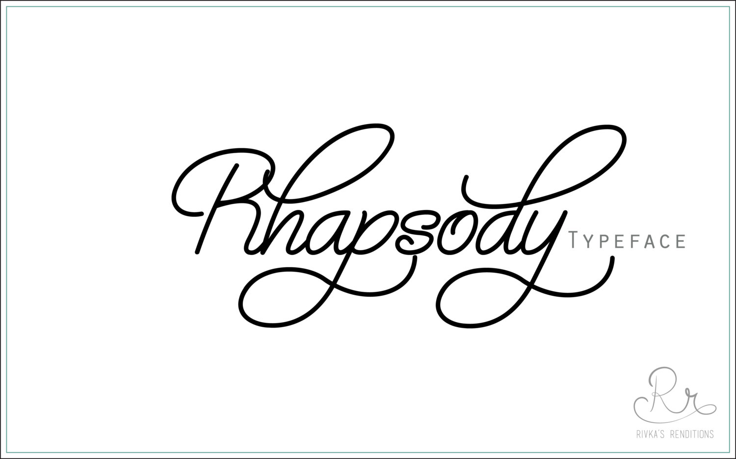 1500x936 Handwriting Font Download Rhapsody Otf Ttf Etsy - Rhapsody Sketch