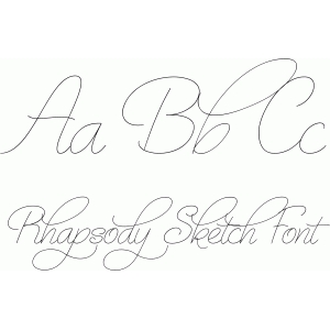 300x300 Silhouette Design Store - Rhapsody Sketch