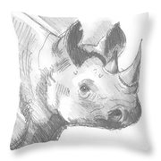 180x180 Rhinoceros Sketch Beach Towel For Sale By Mike Jory - Rhinoceros Sketch
