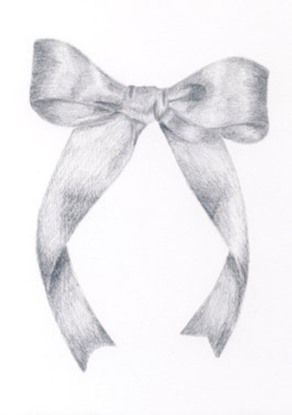 570x810 Ribbon Bow Sketch - Ribbon Bow Sketch