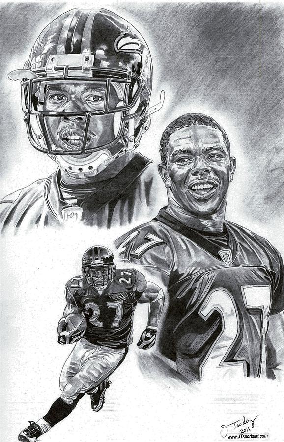 578x900 Ray Rice Drawing By Jonathan Tooley - Rice Sketch