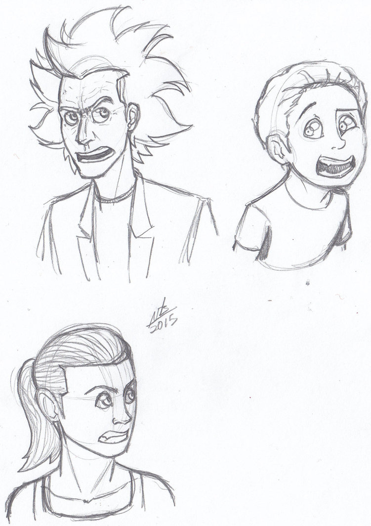 751x1064 Rick And Morty Sketches By Constantscribbles - Rick And Morty Sketch