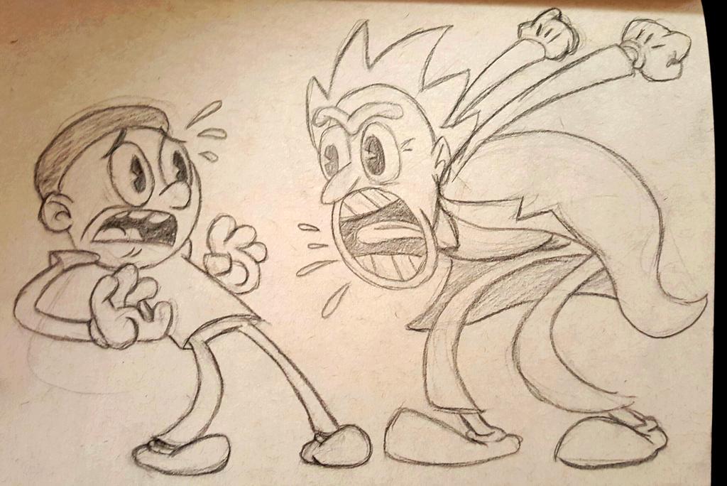 1024x684 Rick And Morty Have Been Purchased By Disney. Or - Rick And Morty Sketch