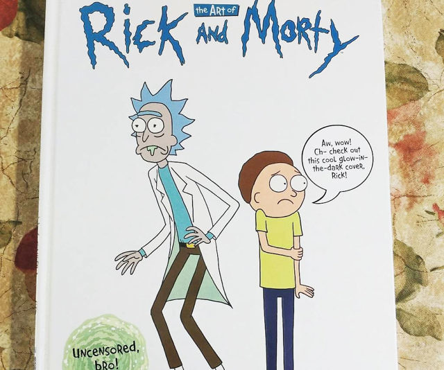 640x534 The Art Of Rick And Morty Book - Rick And Morty Sketch