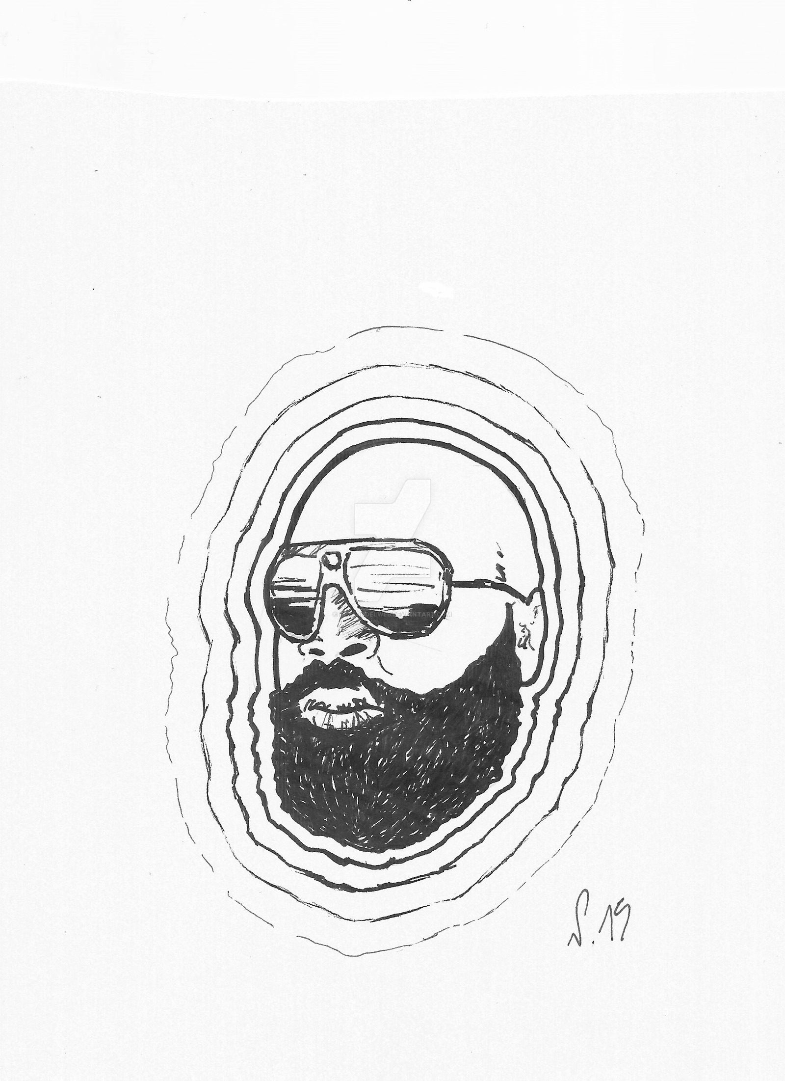 1600x2202 Rick Ross Drug Effect By Lezarddelweb - Rick Ross Sketch