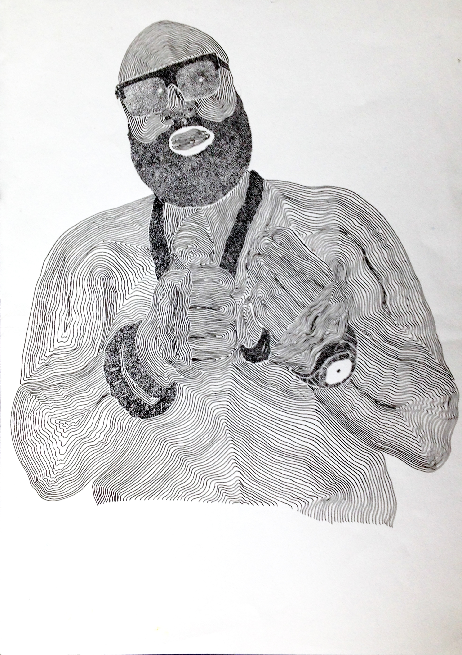 1952x2765 Rick Ross Chrisheawoodillustration - Rick Ross Sketch