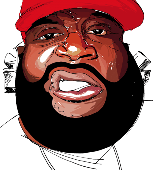 500x557 Snapshot Rick Ross Urban Mogul Life - Rick Ross Sketch